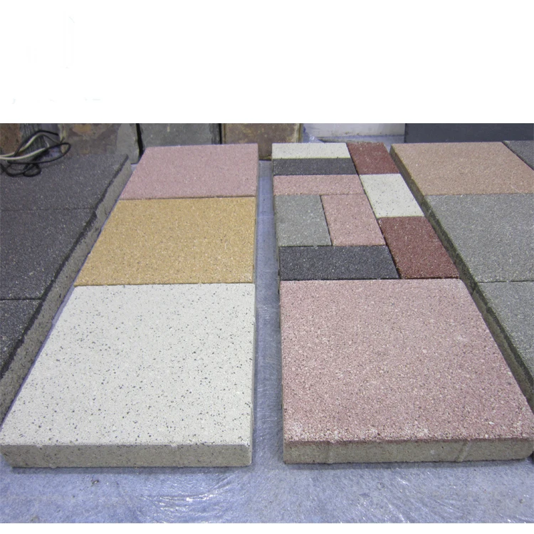 Eco-friendly skid resistance porous permeable ceramic pavers