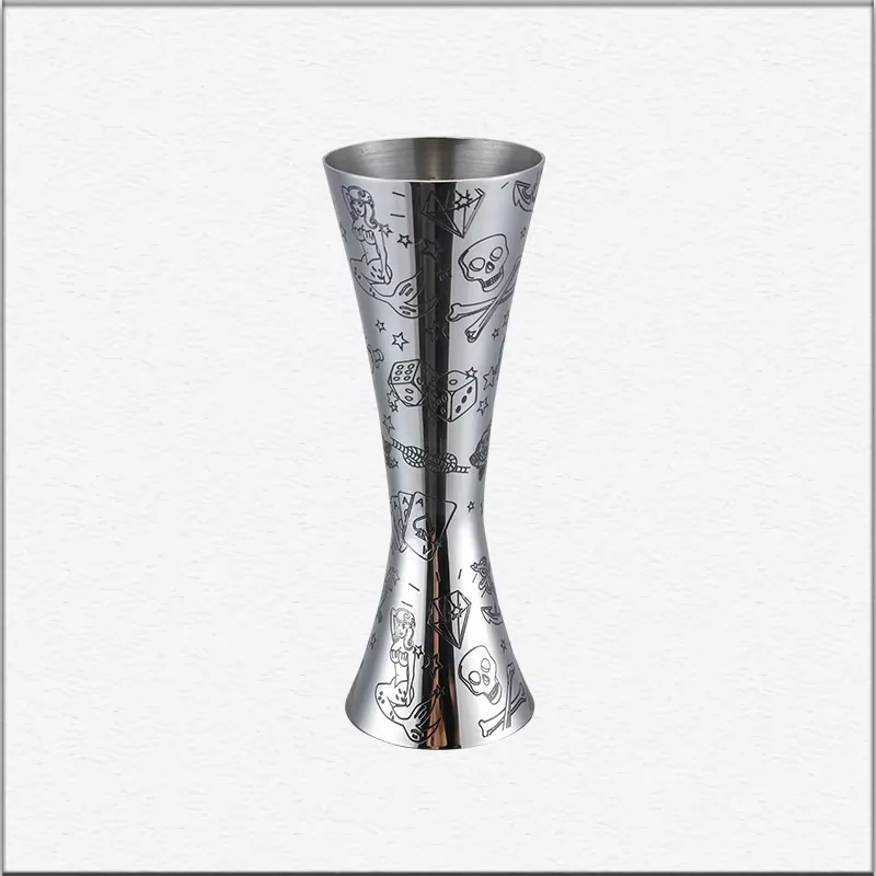 Factory Double-Ended Stainless Steel Jigger Measuring bar Tool