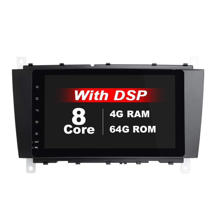 2 Din Android 10 Автомобильный мультимедийный плеер для Mercedes/Benz W203 W209 W219 A-Class A160 C-Class C200 CLK200 Радио Стерео