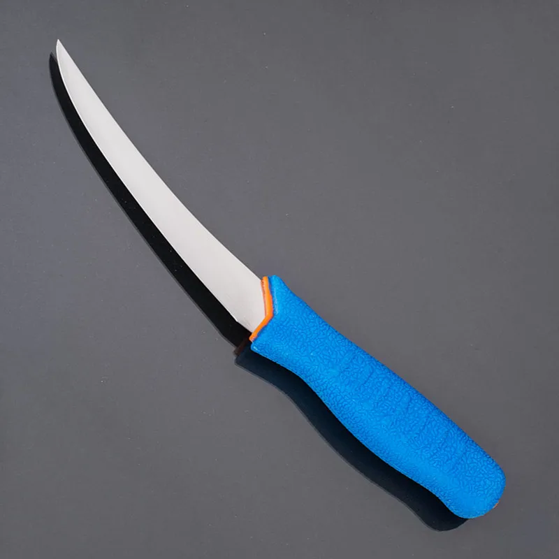 professional TPR TPE handle serrated scalloped wavy edge cake bread ham mutton fluted flutes edge slicer slicing knife lines