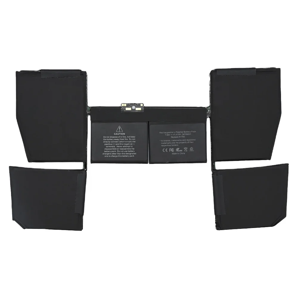 100% aging cycle test lithium battery A1705 for Macbook Pro Retina 12' A1534 2016