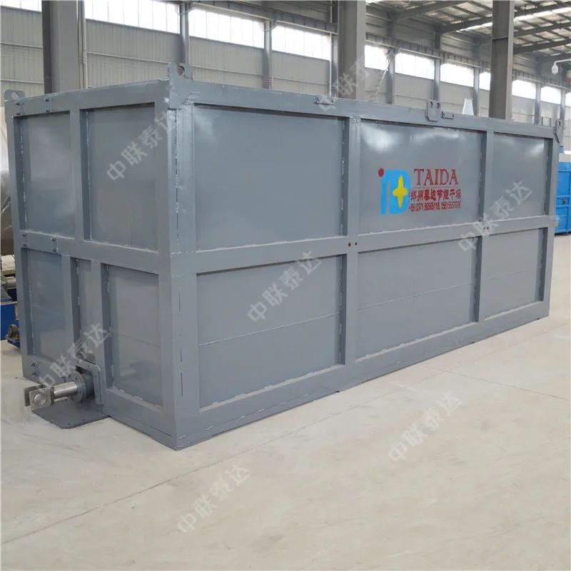 Manufacturer Sale Push Floor Silo Specially Designed For High Moisture Sticky Sludge Materials Feeding Storage