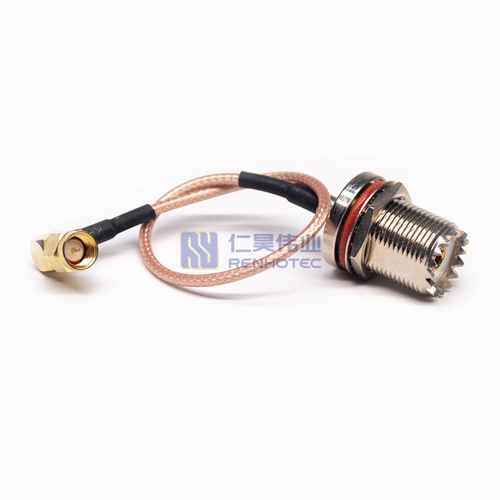 20cm 50ohm RG316 SMA Plug to UHF Jack RF Cable Assemblies