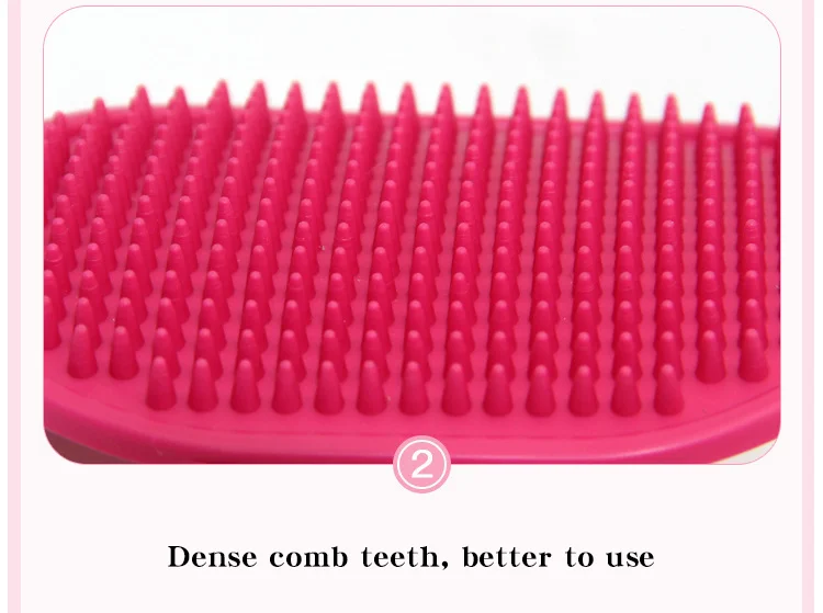 Wholesale pet cleaning and beauty products soft TPR rubber bath massage cat dog comb brush 2021
