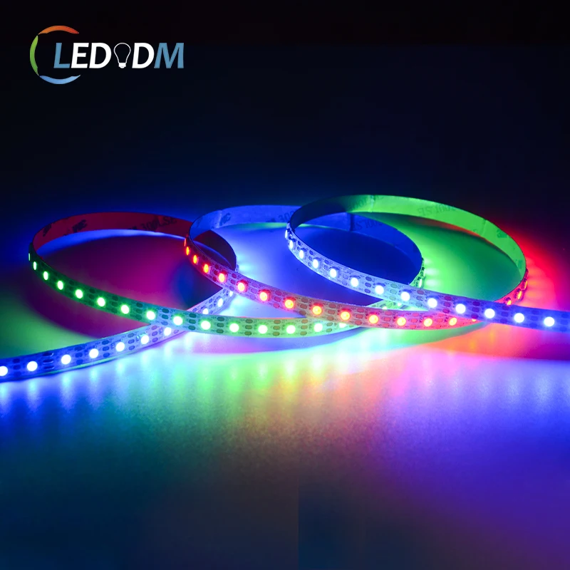 RGB LED Strip Light Addressable SK6812 ws2812 96 Pixel Smart Light Strip RGB smd 3535 96leds/m DC 5V  Digital LED Strip