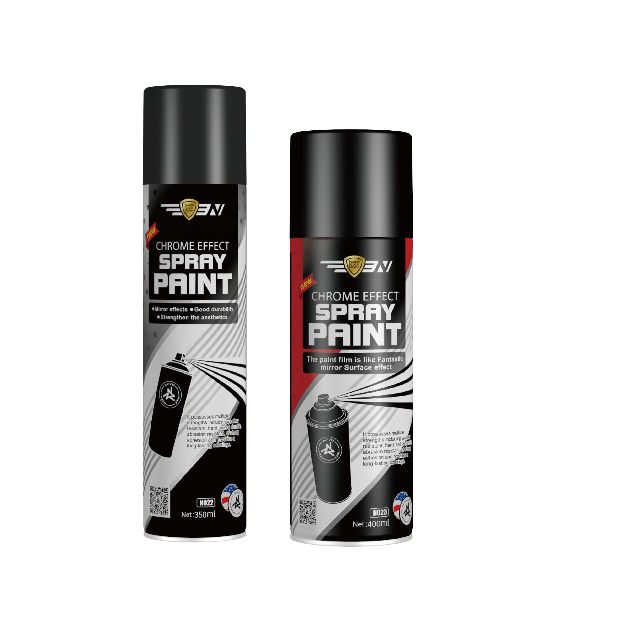 Waterproof Chrome Effect Spray Paint, Metal Waterproof Aerosol Spray Paint