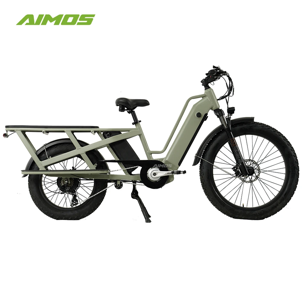 Aimos fashion  Long Tail Electric Cargo Bike 36v 250w Dual Lithium Battery delivery Electric Bike