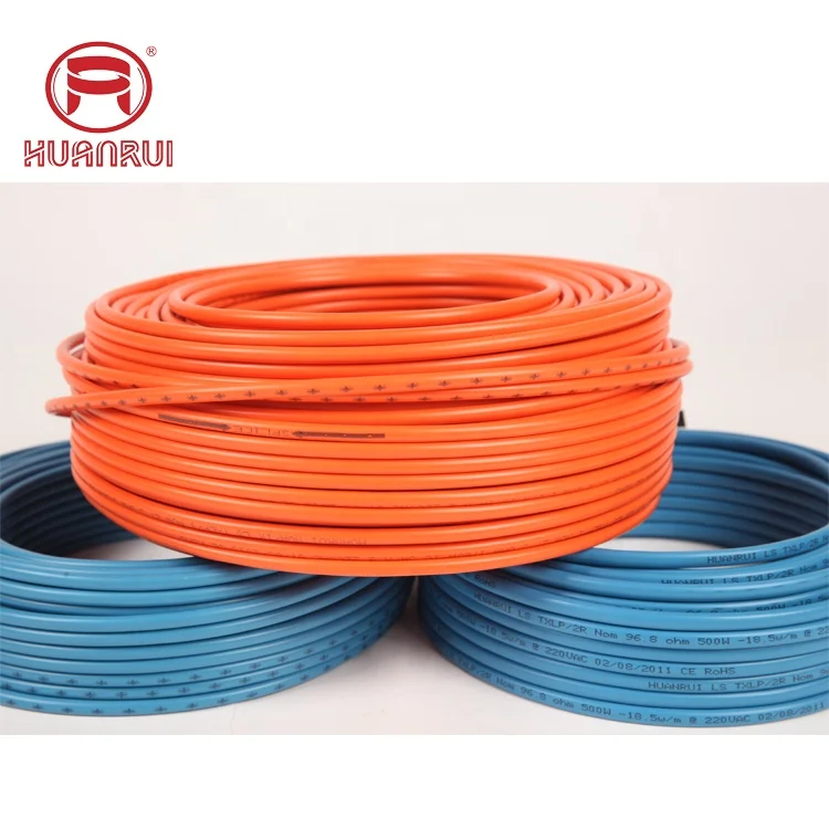 Heating floor system cable roof wires to snow heat melt equip roads self regulating heating driveway melting