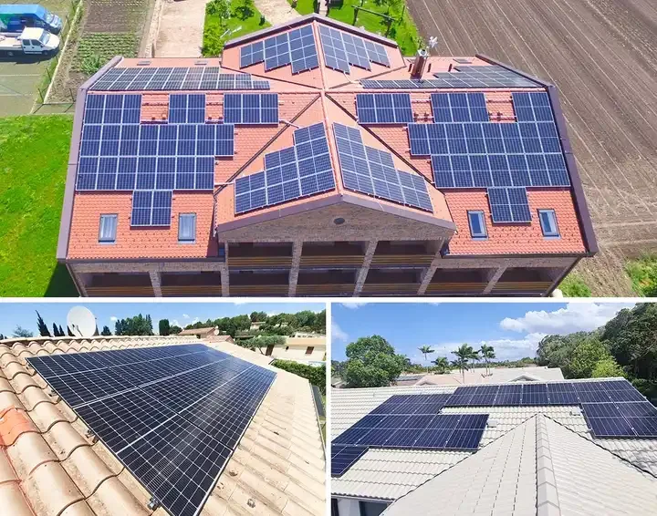 Hybrid Solar System 10KW 20KW 30KW On Off Grid Solar Power Energy Storage System With Battery