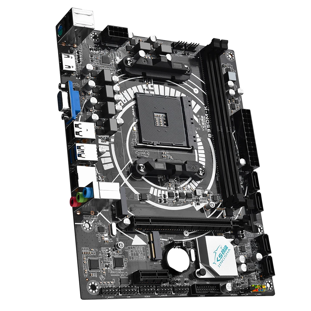 b350 JINGSHA New AMD AM4 Socket ddr4 Motherboard b350 Gaming Desktop b350m-k Motherboard