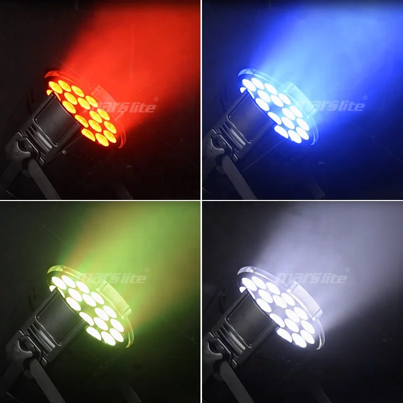 Marslite Led Par Light 18*10W 4 in 1 Par Can Stage Light Party Bar KTV Effect Dj Lighting