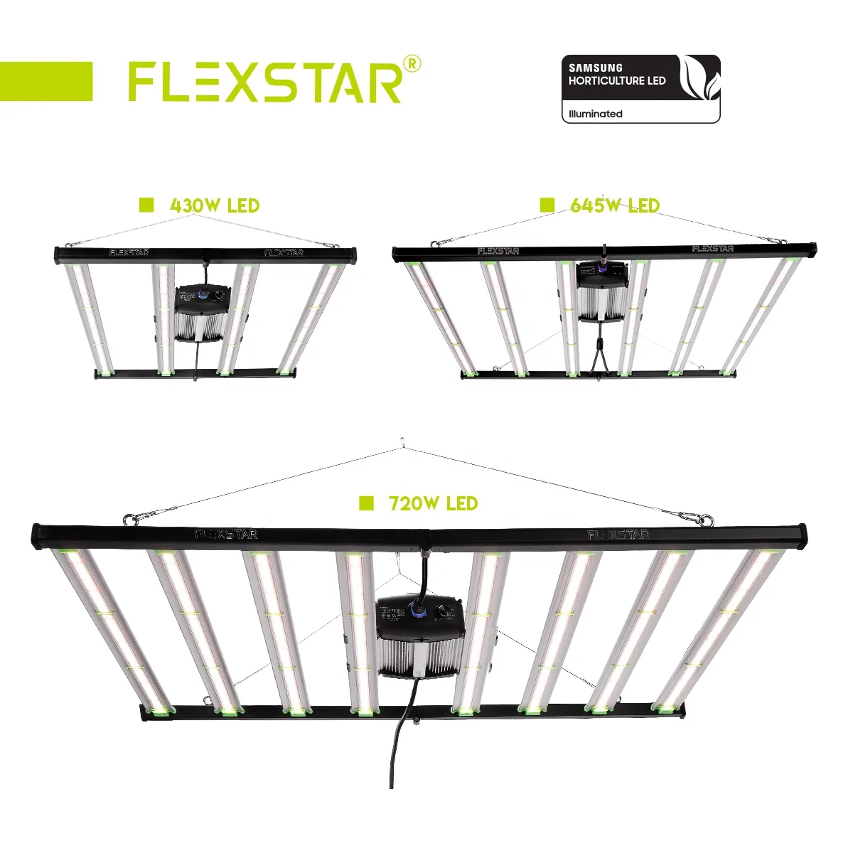 Flexstar США Канада склад Доставка в течение одного дня Samsung 301h 301b Диммируемые светодиодные светильники полного спектра для выращивания