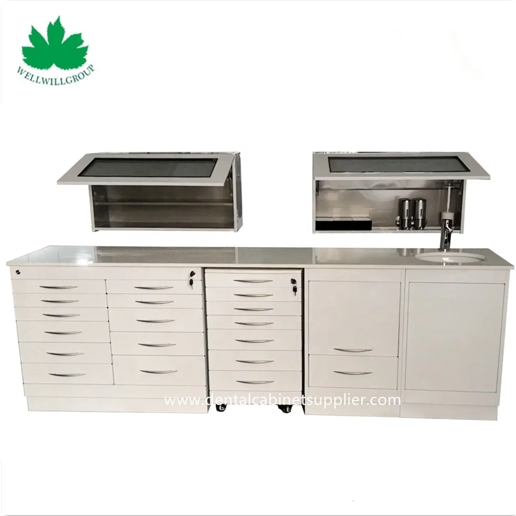Europe Popular Stainless Steel Dental Cabinet Dental Office Cabinets