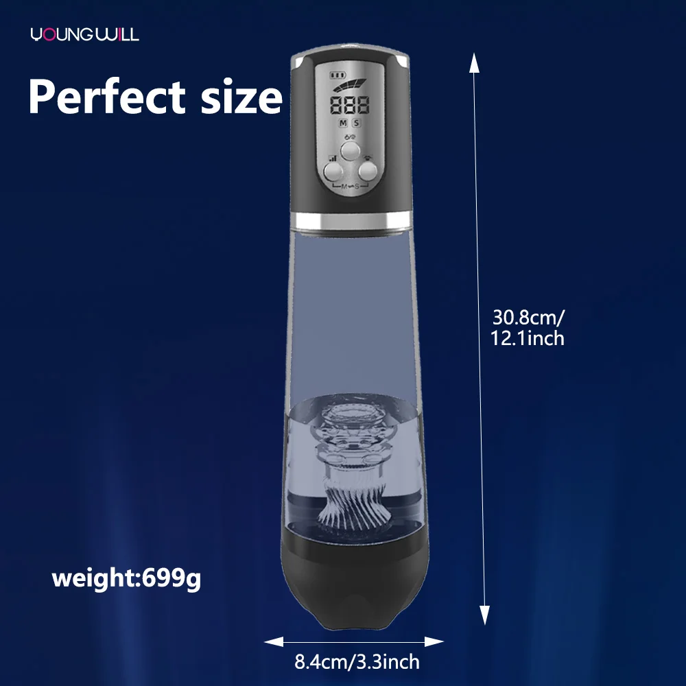 Erection Aid Digital Display Multifunctional Waterproof Vacuum Pump Electric Booster Erection Machine Male Medical