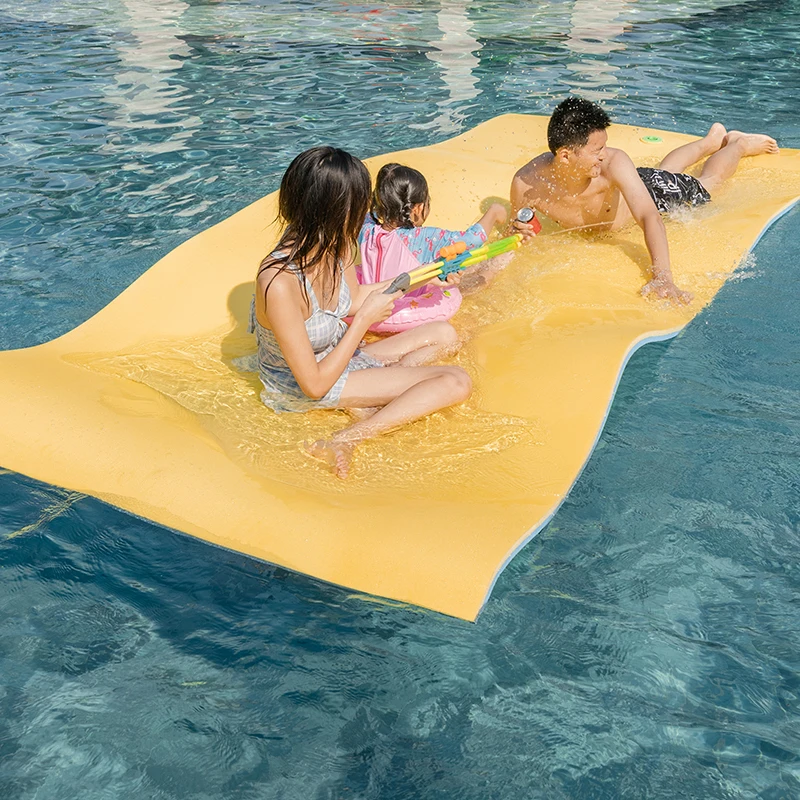 Sunbathing Water Carpet Lily Pad Used in Beach Fun Family Party XPE Foam Floating Water Mat for Water Recreation