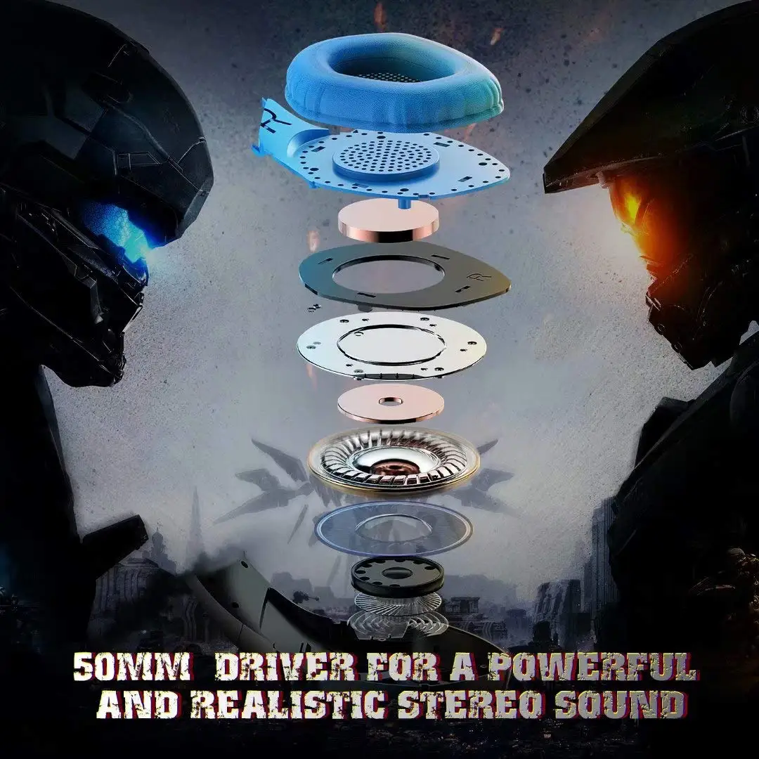 
cheap headphones with 3.5 jack wholesale wired headphone led light with mic wired headset 