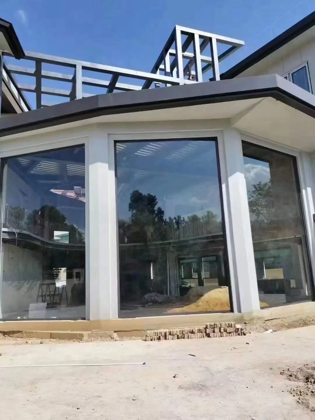 Fixed Window Customized Large Aluminum Fixed Glass Windows Aluminum Window for House