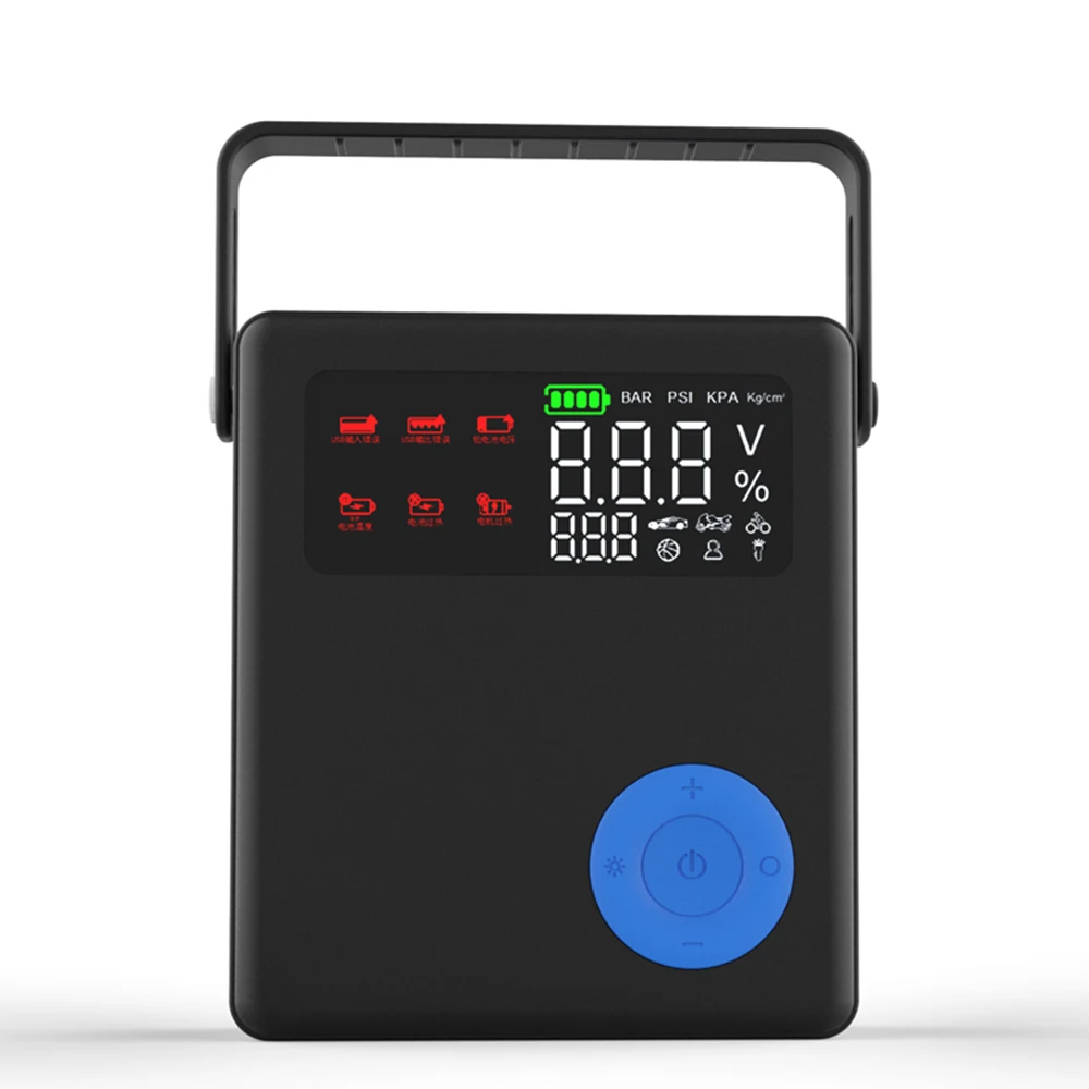 Портативный 20000 мАч литиевая батарея автомобильный стартер Power Bank с воздушным компрессором