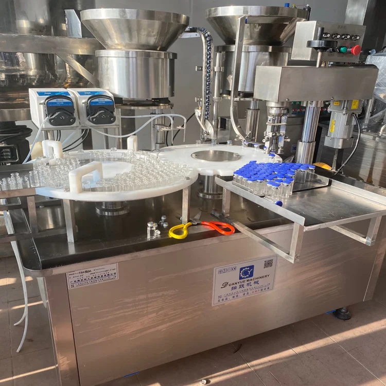 Medical Ampoule Filling And Capping Machine 0.5ml 1ml 10ml Automatic Vial Filling And Capping Machine