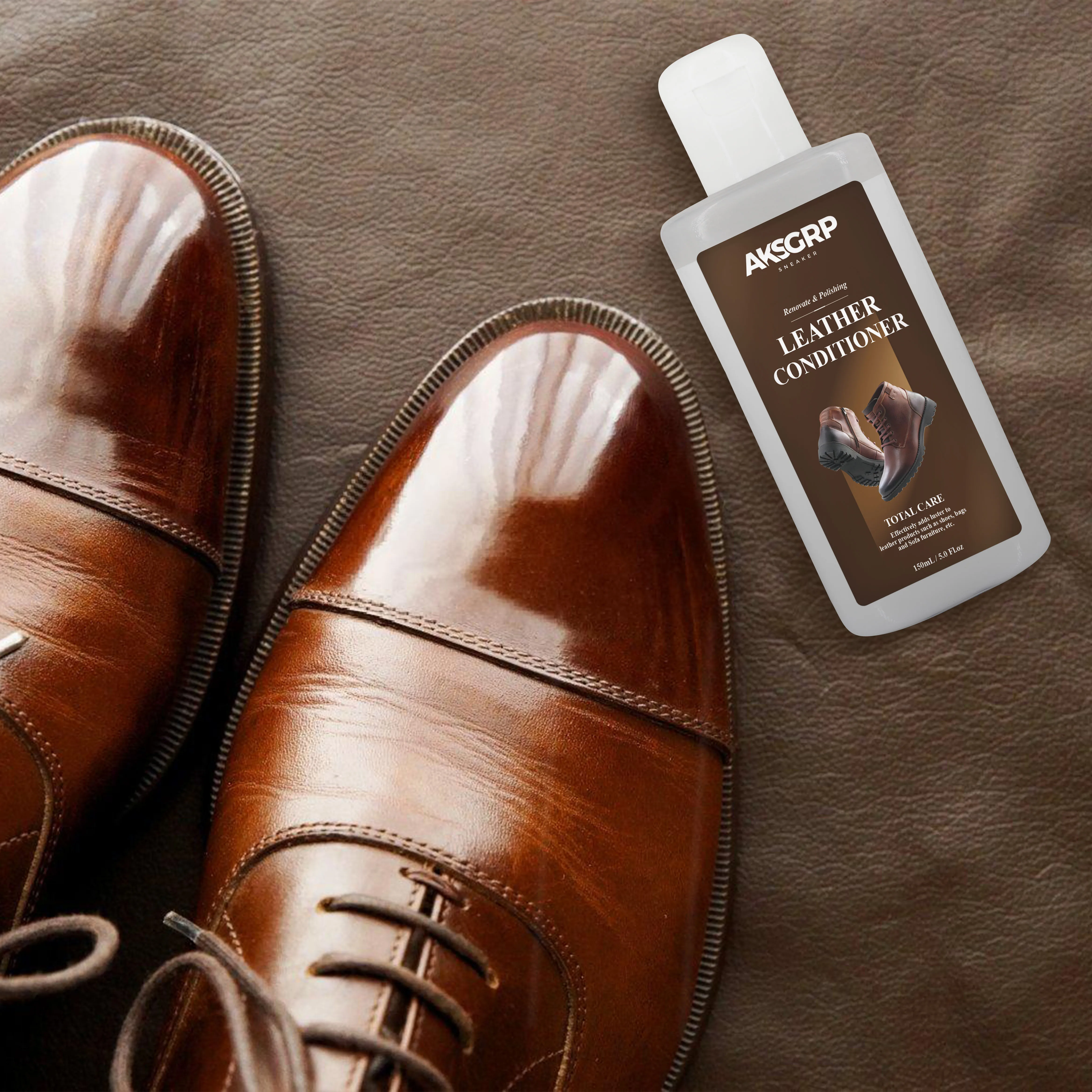 AKSGRP Private Label Leather Care Shoe Polish Cream for Protect & Quick Smooth Leather Conditioner with Bee Wax