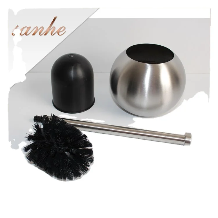 Premium Spherical Hotel Cleaning Supplies Stainless Toilet Wash Brush