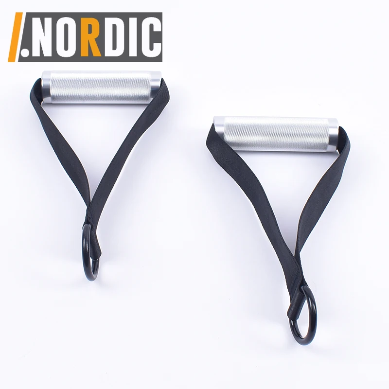 Aluminum Gym Handles for Cable Machine Resistance Bands, Ultra Heavy Duty Comfortable Sturdy Exercise Handle Grips Attachment