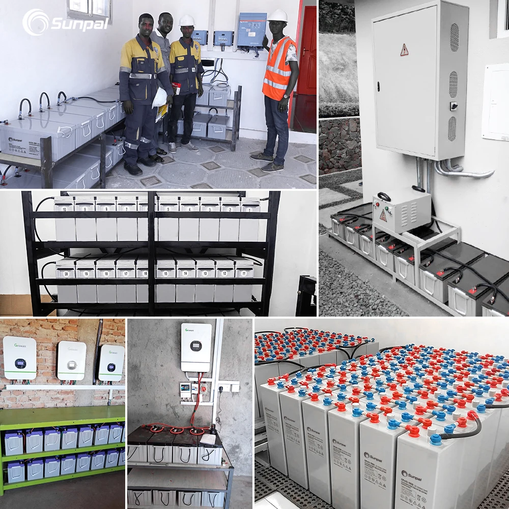 Sunpal Energy Storage Battery Lead Acid 12V 100Ah 150Ah 200Ah 250Ah Deep Cycle Batteries For Telecom Use