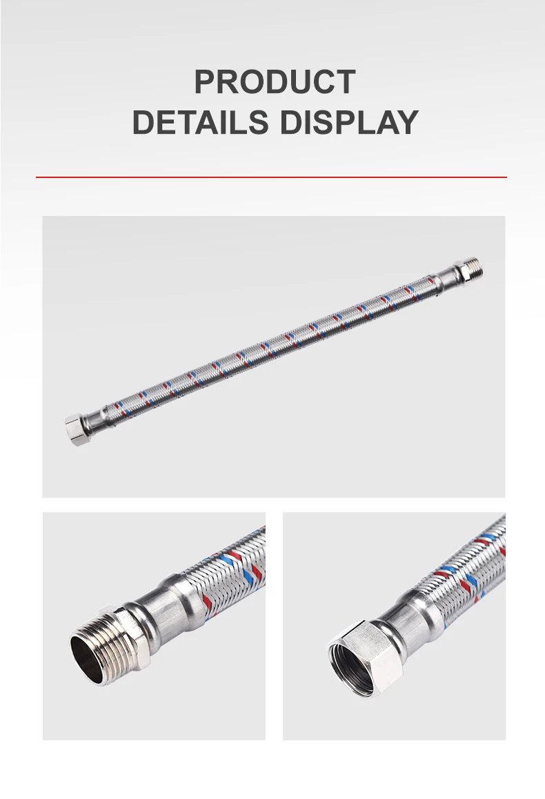 Wholesale Stainless Steel Hose Reel Stainless Steel Braided Lpg Hose Plumbing Stainless Steel Metal Hose For Water machine