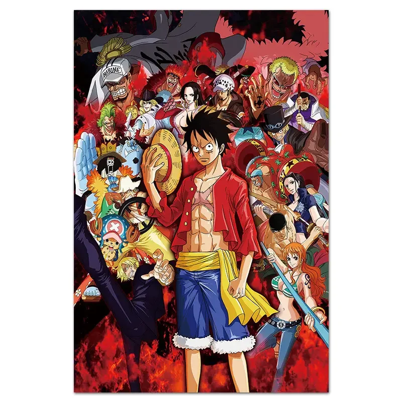 Japanese art printing manga poster Canvas anime painting wall art painter House decorative plastic hanging shaft