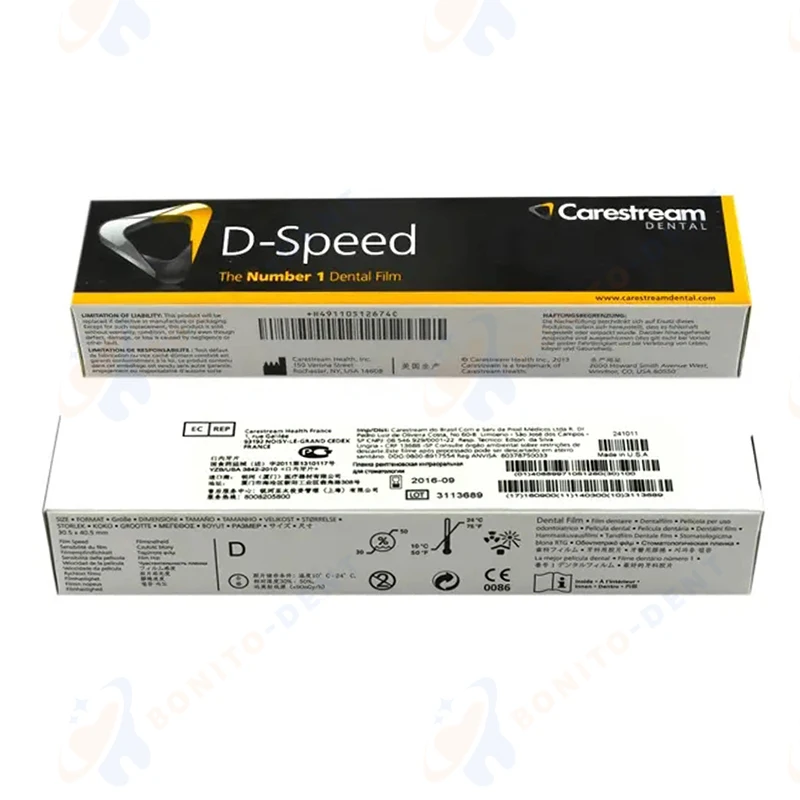 Dental Materials 100PCS/Box D-Speed Dental X Ray Film Kodak Good Quality Carestream Intraoral Film