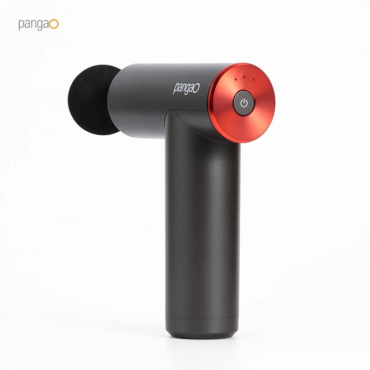 High Quality Rechargeable 4 Heads Mini Deep Tissue Quiet Percussion Body Fascia Massager Gun