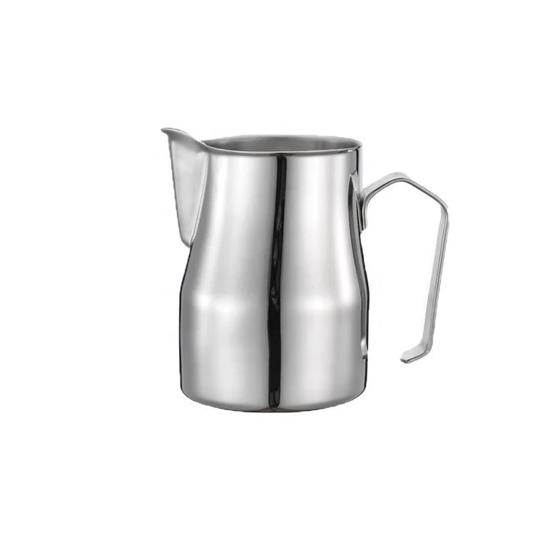 High Quality Champagne Gold Italian Style Milk Jug Painting Gold Professional Milk Frother Pitcher