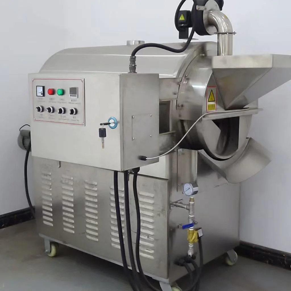 Automatic Cacao Processing Equipment Cocoa Bean Roasting Machine Cocoa Bean Making Machine