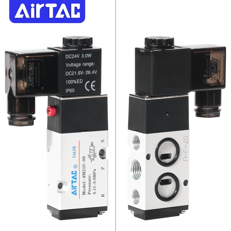 Электромагнитный клапан AIRTAC 4M110-06/210-08/310-10 Электронный воздушный электромагнитный управления