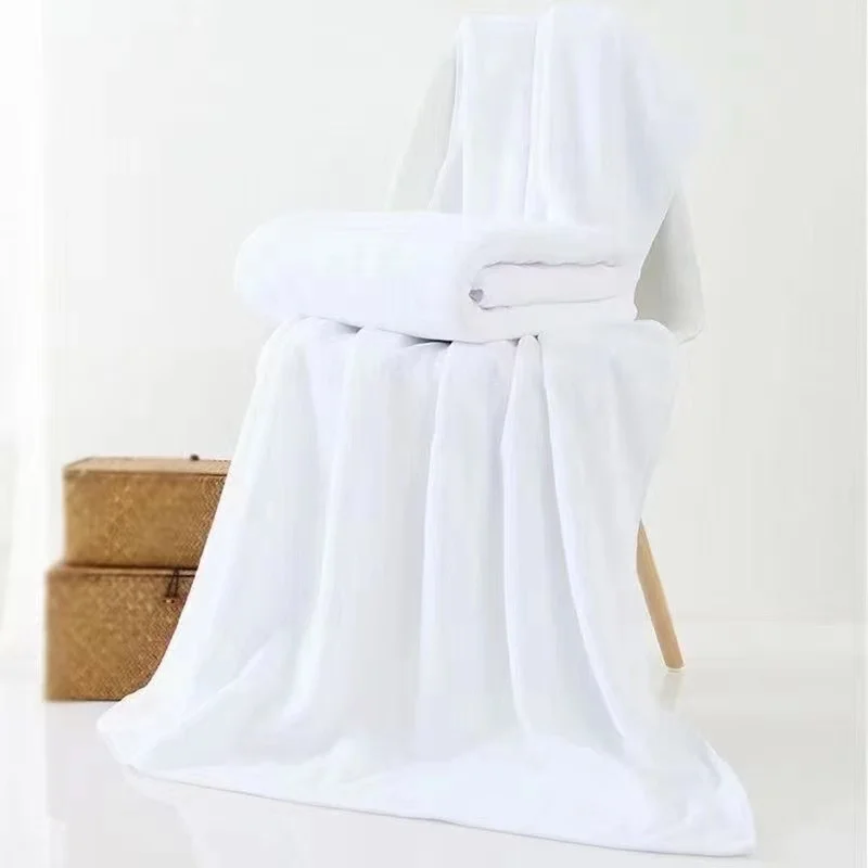 100% pure cotton towel deluxe five-star hotel large size 70 * 140cm high-end towel bath towel