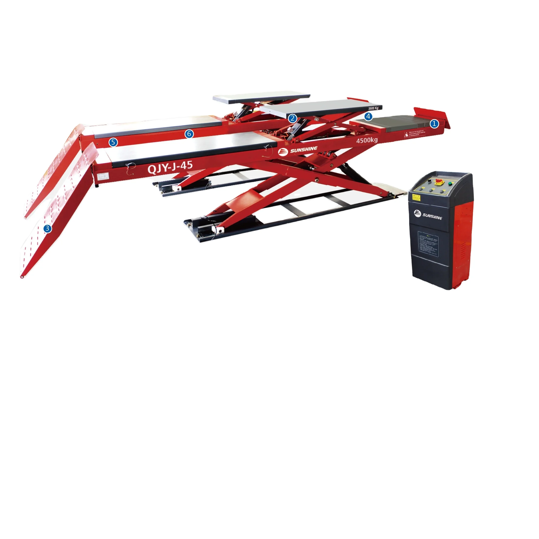 SUNSHINE brand CE certificate scissor lift hydraulic car lift car lifter,car lift portable