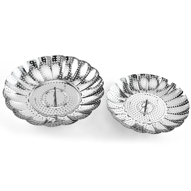 Steamer Basket Hot Sale Kitchen Accessories Collapsible Vegetable Steamer Basket Steel Steamer Basket