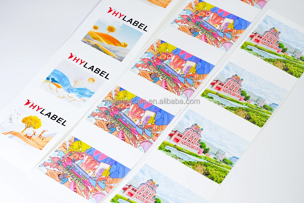 Custom High Gloss Inkjet PP Packaging Jumbo Label Material Polypropylene Sticker PP Label Stock Jumbo Roll Inkjet Label