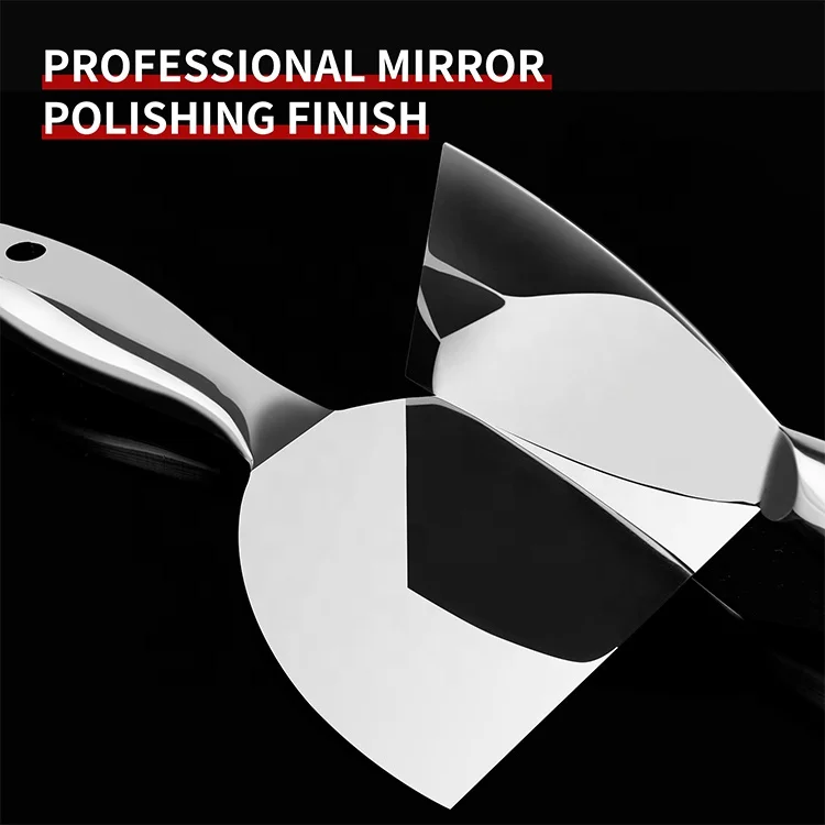 Wide Application One-piece Full Stainless Flexible Blade Putty Knife Putty Knife Scraper