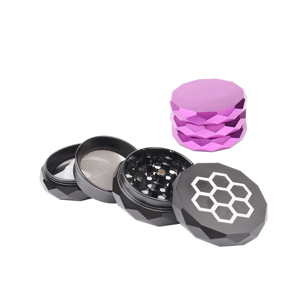 New arrival herb grinder 2020 manual non stick  aluminium grinder grinding tobacco for cigarettes