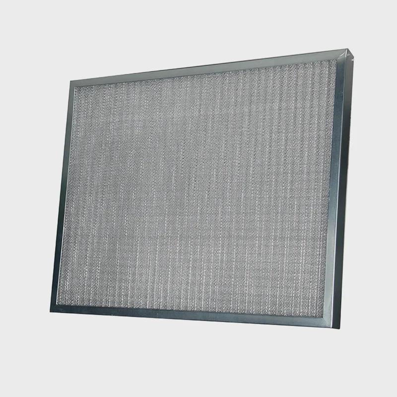 Factory supplied primary efficiency air filter with metal mesh high temperature resistant pre filter plate type washable