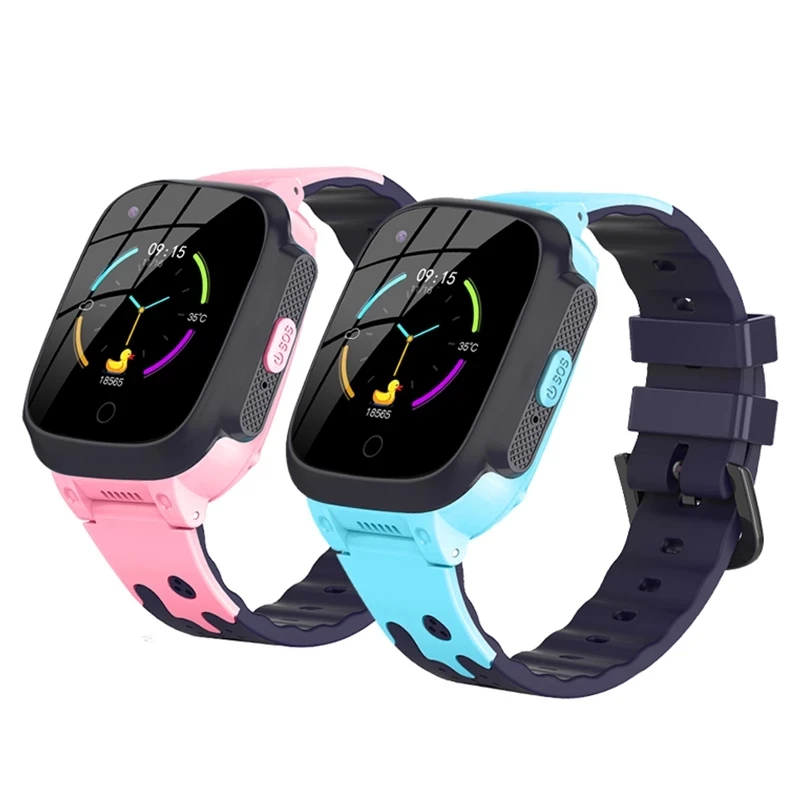  4G SmartWatch Детские умные часы водонепроницаемый GPS + WIFI LBS трекер часы-телефон SOS Видеозвонок для детей анти-потерянный монитор