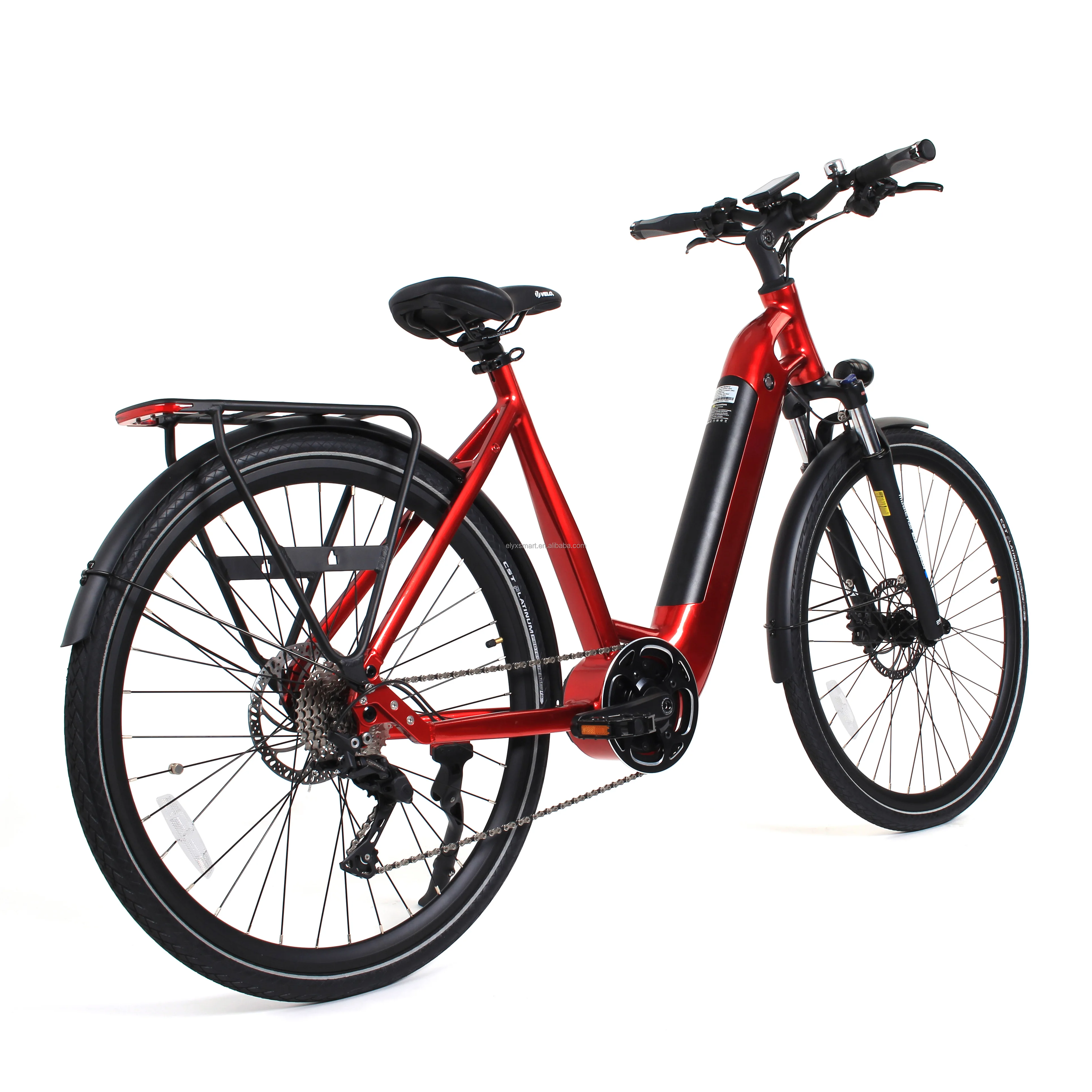 Speed Pedelec EBike Factory Wholesale Mid Motor 250W 500W 700C Zoll Fettreifen 10 Speed Pedelec Velo Electrique Electric Bicycle