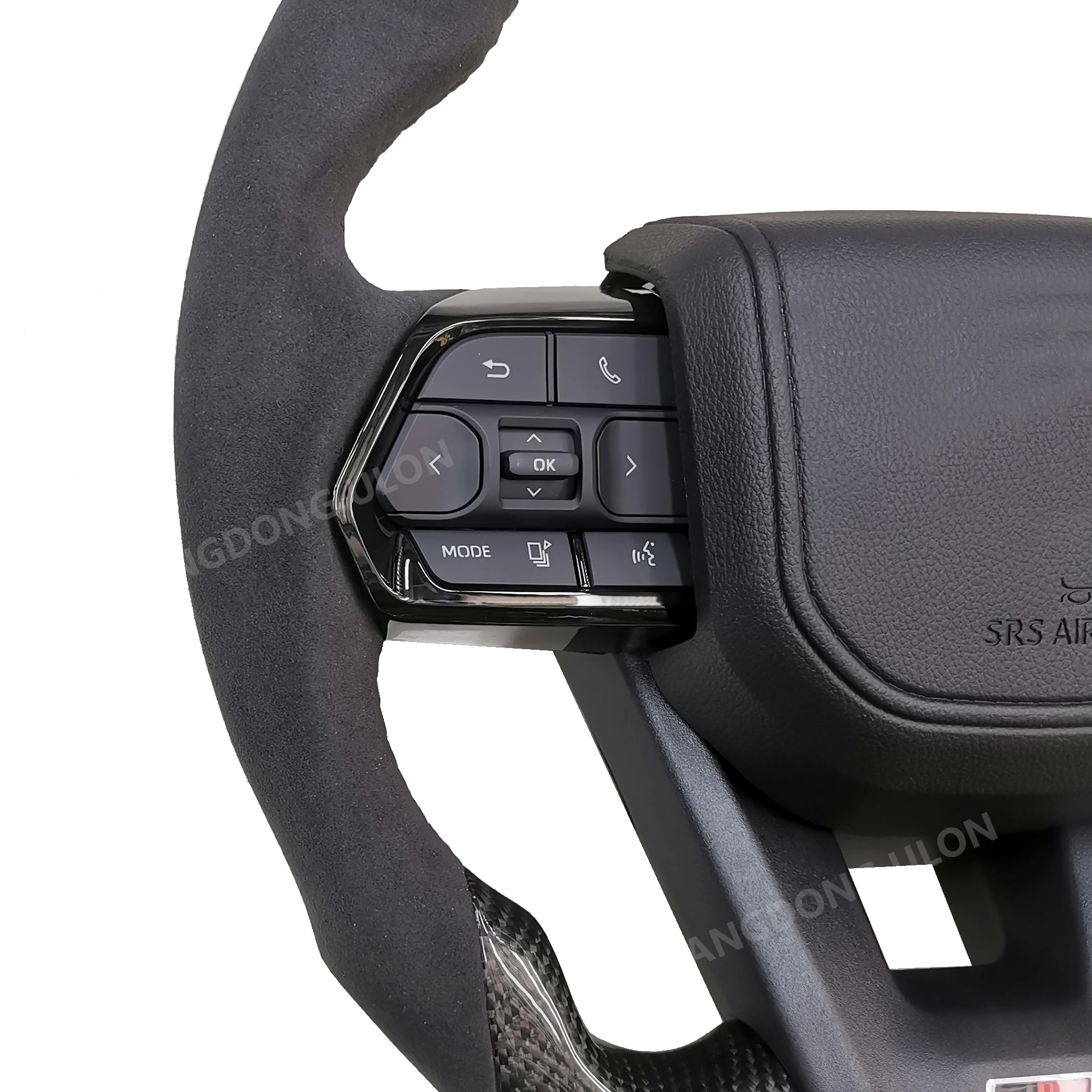 LC300 D-type Carbon Fiber Steering wheel with LED Light For Toyota Land Cruiser LC200 Prado LC150 Highland Update to 2023 LC300