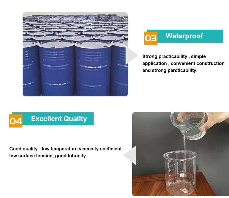 Chemical Auxiliary Agent silicon oil 5cst 100cst 200 350 1000 cst silicone fluid oil manufacturer for cosmetics