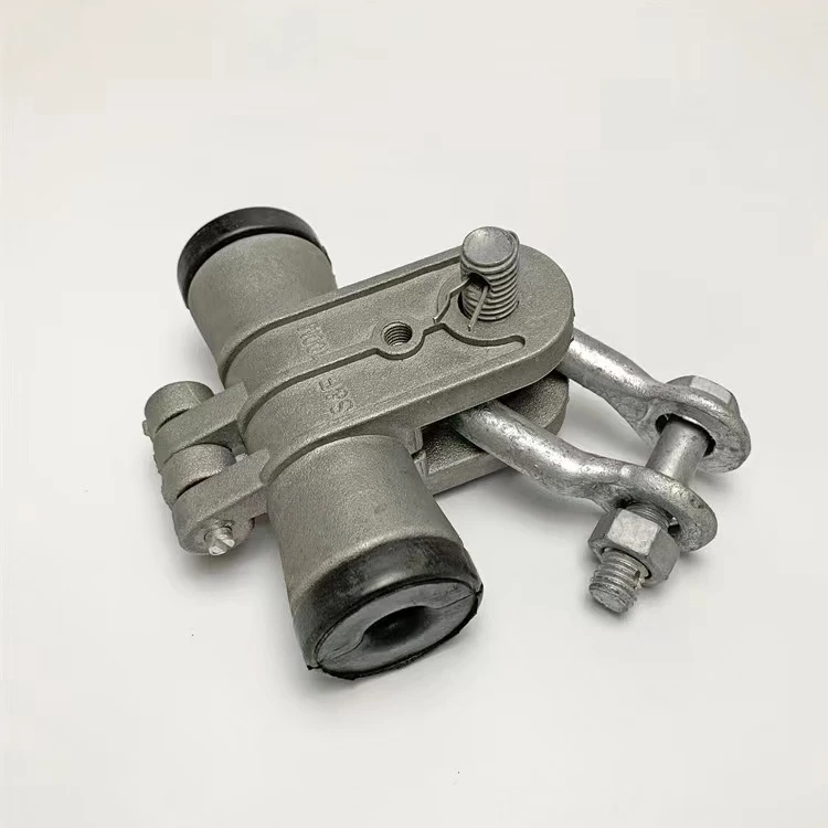 Electric Wire Suspension Bridge Clamp For Fiber Optic multi  Cable helical suspension clamp