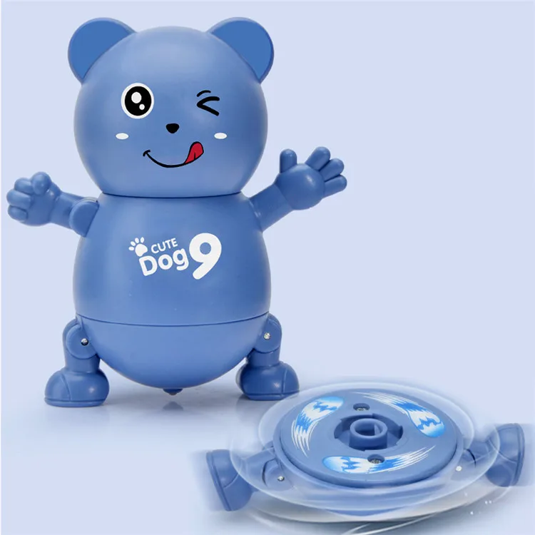 Kids early education cartoon rotating decompression fidget spinner toy animal