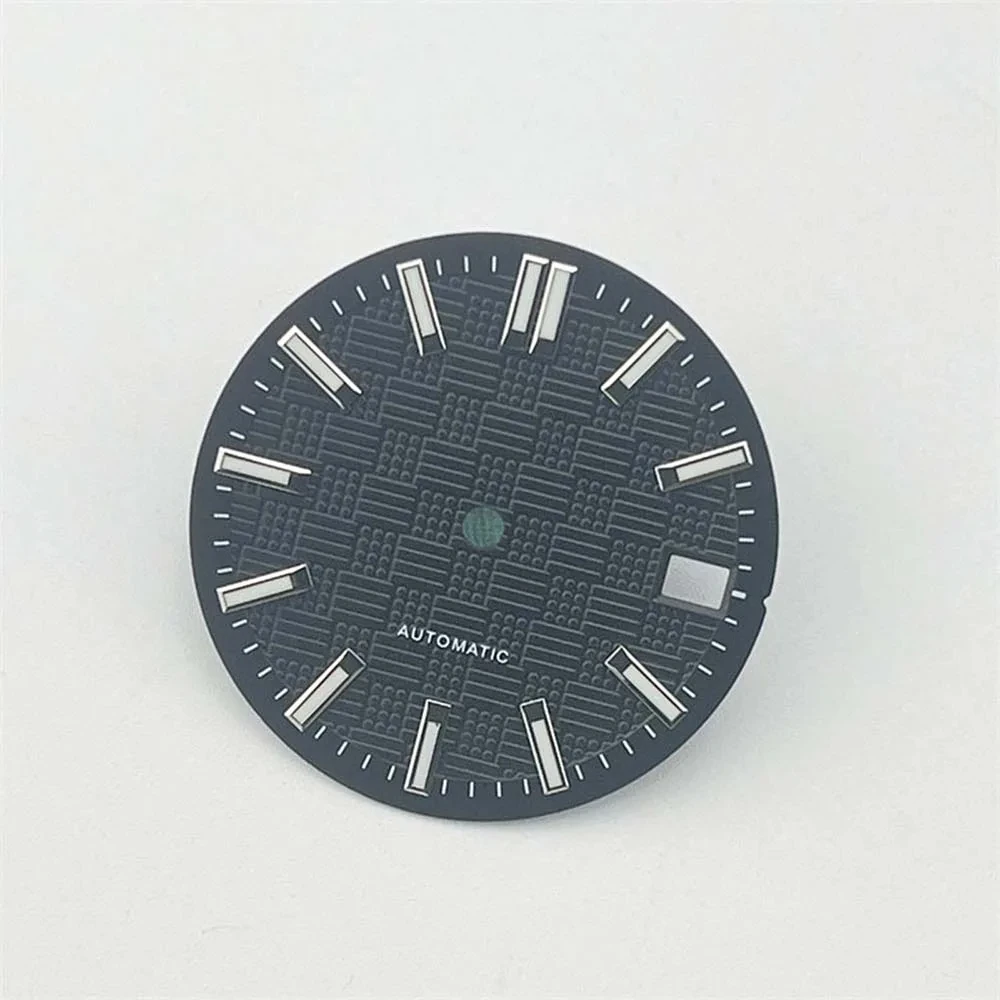 CUSTOM Replacement NH35 Dial Green Luminous 28.5mm Watch dial for NH35A/4R35 Movement Mechanical Watch Face