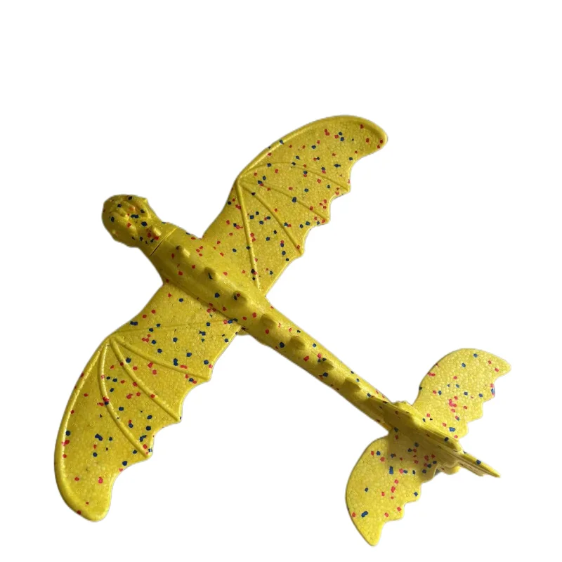 Foam Glide 44CM 48CM Mini Plane Flying Games Foam Glider Throwing Airplane Funny Outdoor Sport Aircraft Toys