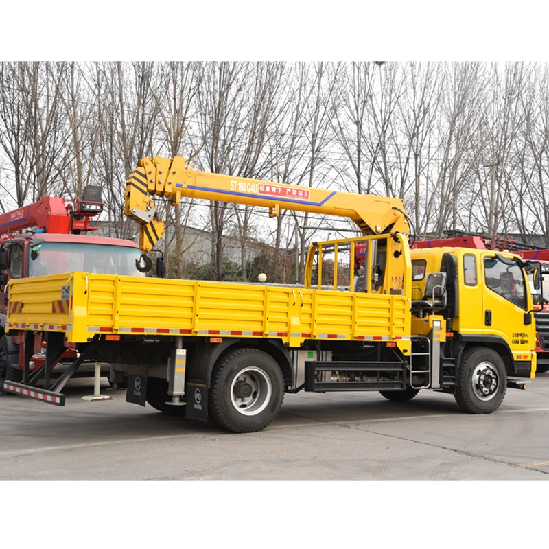 High quality cranes hydraulic truck mounted 6.3 tons lorry-mounted crane truck with cranes for sale